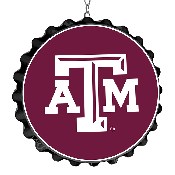 Texas A&M Aggies: Bottle Cap Dangler, FNB-NCTXAM-220-01A