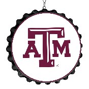 Texas A&M Aggies: Bottle Cap Dangler, FNB-NCTXAM-220-01A