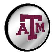 Texas A&M Aggies: Modern Disc Mirrored Wall Sign, NCTXAM-235-01