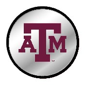 Texas A&M Aggies: Modern Disc Mirrored Wall Sign, NCTXAM-235-01