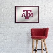 Texas A&M Aggies: Framed Mirrored Wall Sign, NCTXAM-265-01