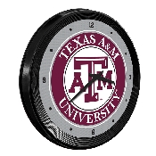 Texas A&M Aggies: Ribbed Frame Wall Clock, NCTXAM-530-01