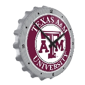 Texas A&M Aggies: Bottle Cap Wall Clock, NCTXAM-540-01