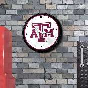 Texas A&M Aggies: Retro Lighted Wall Clock, NCTXAM-550-01