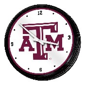 Texas A&M Aggies: Retro Lighted Wall Clock, NCTXAM-550-01