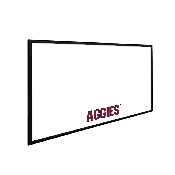 Texas A&M Aggies: Framed Dry Erase Wall Sign, FNB-NCTXAM-613-01A