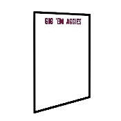 Texas A&M Aggies: Gig Em' Aggies - Framed Dry Erase Wall Sign, FNB-NCTXAM-613-02A