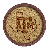 Texas A&M Aggies: Texas - "Faux" Barrel Framed Cork Board, FNB-NCTXAM-632-02A