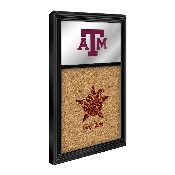 Texas A&M Aggies: Dual Logo - Mirrored Cork Note Board, NCTXAM-645-02