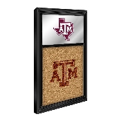 Texas A&M Aggies: Texas Dual Logo - Mirrored Cork Note Board, NCTXAM-645-04