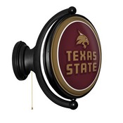 TXST - Texas State Bobcats Rotating LED Team Spirit Wall Sign, FNB-NCTXST-125