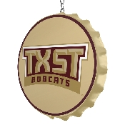Texas State Bobcats: Bottle Cap Dangler, FNB-NCTXST-220-01A