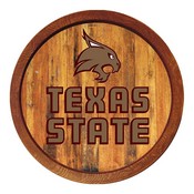 TXST - Texas State Bobcats 20" Barrel Team Logo Wall Sign, FNB-NCTXST-240