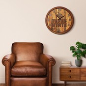 TXST - Texas State Bobcats 20" Barrel Team Logo Wall Clock, FNB-NCTXST-560