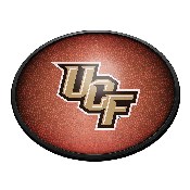 UCF Knights: Pigskin - Oval Slimline Lighted Wall Sign, NCUCFL-140-21