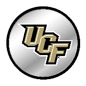 UCF Knights: Modern Disc Mirrored Wall Sign, NCUCFL-235-01