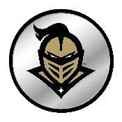 UCF Knights: Mascot - Modern Disc Mirrored Wall Sign, NCUCFL-235-02