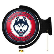 University of Connecticut: Original Round Rotating Lighted Wall Sign, FNB-NCUCON-115-01A