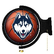 UConn Huskies: Basketball - Original Round Rotating Lighted Wall Sign, NCUCON-115-11