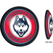 University of Connecticut: Round Slimline Lighted Wall Sign, FNB-NCUCON-130-01A