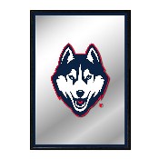 UConn Huskies: Mascot - Framed Mirrored Wall Sign, FNB-NCUCON-275-01A