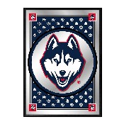 UConn Huskies: Team Spirit, Mascot - Framed Mirrored Wall Sign, NCUCON-275-02