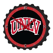 UNLV Rebels: Bottle Cap Wall Clock, FNB-NCUNLV-540-01A