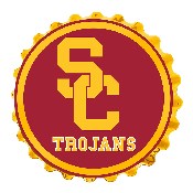 USC Trojans: Bottle Cap Wall Sign