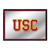 USC Trojans: Framed Mirrored Wall Sign, FNB-NCUSCT-265-01A