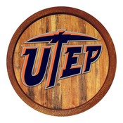 UTEP Miners 20" Barrel Team Logo Wall Sign FNB-NCUTEP-240
