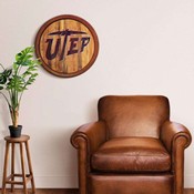 UTEP Miners 20" Barrel Team Logo Wall Sign FNB-NCUTEP-240