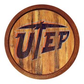 UTEP Miners 20" Barrel Team Logo Wall Sign FNB-NCUTEP-240