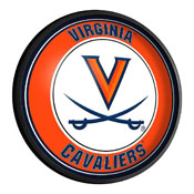 Virginia Cavaliers: Round Slimline Lighted Wall Sign, NCUVAC-130-01
