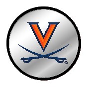 Virginia Cavaliers: Modern Disc Mirrored Wall Sign, NCUVAC-235-01