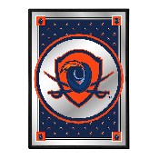 Virginia Cavaliers: Team Spirit, Shield - Framed Mirrored Wall Sign, NCUVAC-275-02
