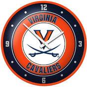 Virginia Cavaliers: Modern Disc Wall Clock, NCUVAC-510-01