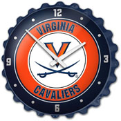 Virginia Cavaliers: Bottle Cap Wall Clock, NCUVAC-540-01