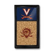 Virginia Cavaliers: Dual Logo - Cork Note Board, FNB-NCUVAC-640-02A