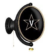 Vanderbilt Commodores: Original Oval Rotating Lighted Wall Sign, FNB-NCVAND-125-01A