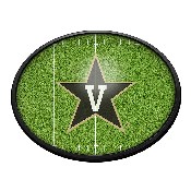 Vanderbilt Commodores: On the 50 - Oval Slimline Lighted Wall Sign, NCVAND-140-22