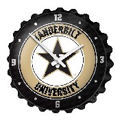 Vanderbilt Commodores: Bottle Cap Wall Clock, NCVAND-540-01