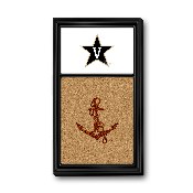 Vanderbilt Commodores: Dual Logo - Cork Note Board