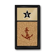 Vanderbilt Commodores: Dual Logo - Cork Note Board, FNB-NCVAND-640-02A