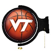 Virginia Tech Hokies: Basketball - Original Round Rotating Lighted Wall Sign, NCVTCH-115-11