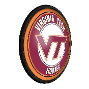 Virginia Tech Hokies: Round Slimline Lighted Wall Sign, NCVTCH-130-01