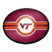 Virginia Tech Hokies: Oval Slimline Lighted Wall Sign, NCVTCH-140-01