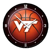 Virginia Tech Hokies: Basketball - Modern Disc Wall Clock, NCVTCH-510-11