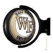 Wake Forest Demon Deacons: Original Round Rotating Lighted Wall Sign, NCWAKE-115-01
