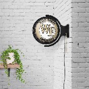 Wake Forest Demon Deacons: Original Round Rotating Lighted Wall Sign, NCWAKE-115-01