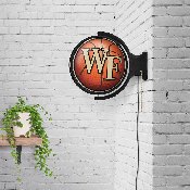 Wake Forest Demon Deacons: Basketball - Original Round Rotating Lighted Wall Sign, NCWAKE-115-11